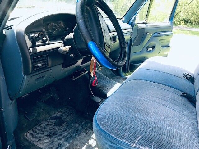 1994 Blue Ford F-350 Extended Crew Cab Pickup