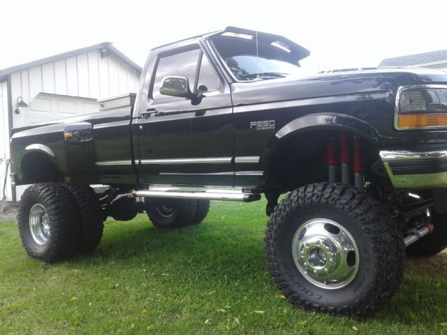 1994 Black Ford F-350 Standard Cab Pickup