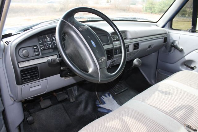 1994 Blue Ford F-350 Standard Cab Pickup