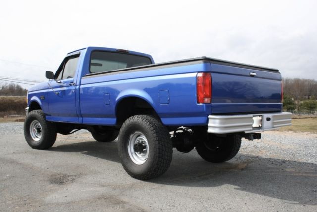 1994 Blue Ford F-350 Standard Cab Pickup