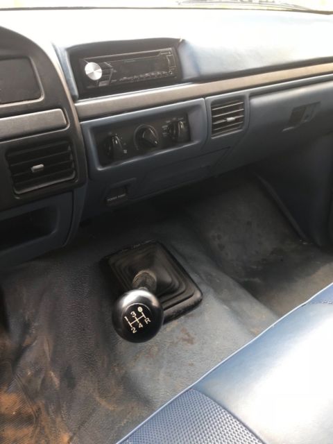 1994 Blue Ford F-350 Crew Cab Pickup