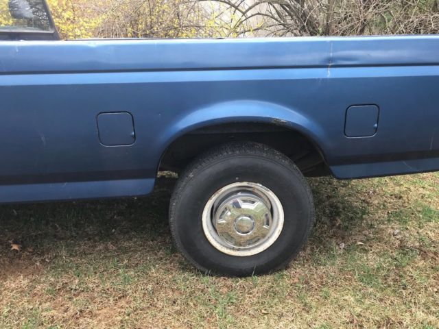 1994 Blue Ford F-350 Crew Cab Pickup