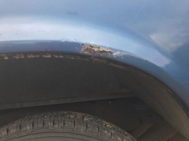 1994 Blue Ford F-350 Crew Cab Pickup