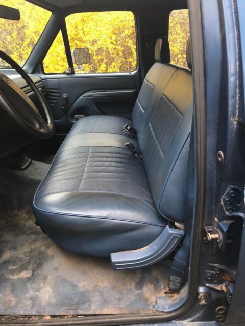 1994 Blue Ford F-350 Crew Cab Pickup