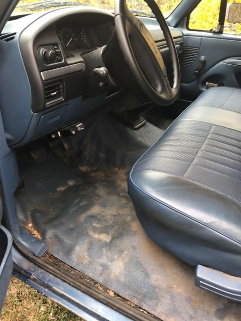 1994 Blue Ford F-350 Crew Cab Pickup