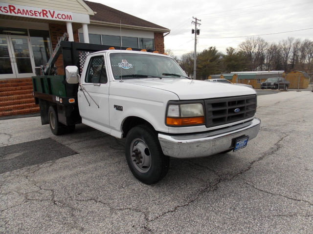 1994 White Ford F-350 Standard Cab Pickup