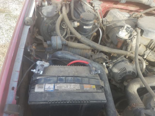 1994 Burgundy Ford F-150 Standard Cab Pickup