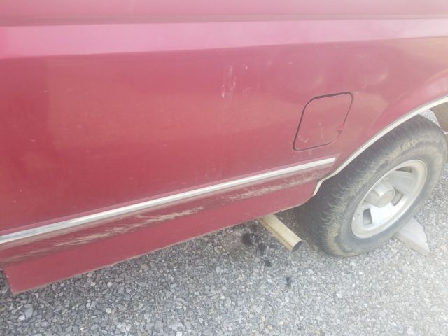 1994 Burgundy Ford F-150 Standard Cab Pickup