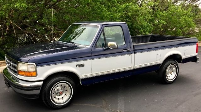1994 Blue/White Ford F-150 Regular Cab