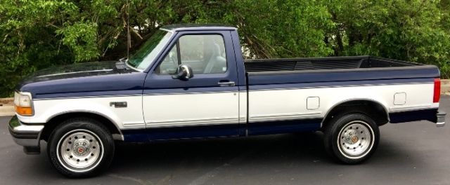 1994 Blue/White Ford F-150 Regular Cab