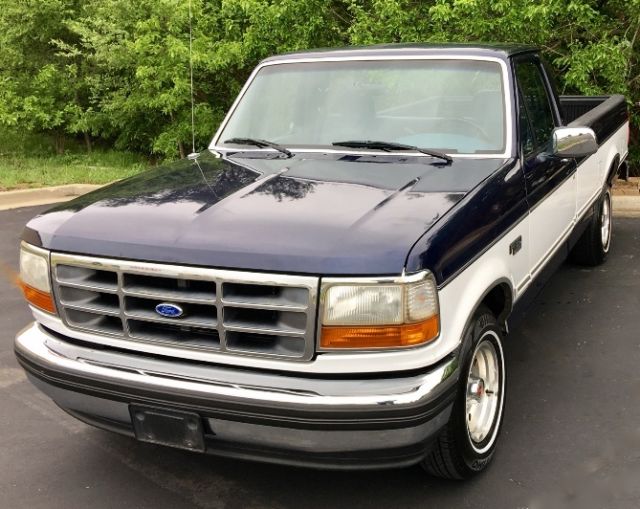 1994 Blue/White Ford F-150 Regular Cab