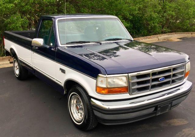 1994 Blue/White Ford F-150 Regular Cab