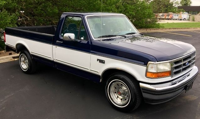 1994 Blue/White Ford F-150 Regular Cab