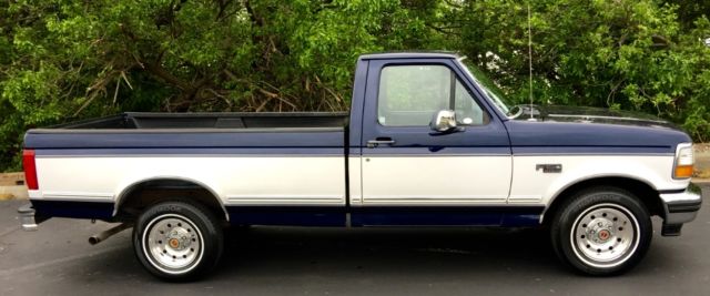 1994 Blue/White Ford F-150 Regular Cab