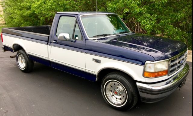1994 Blue/White Ford F-150 Regular Cab