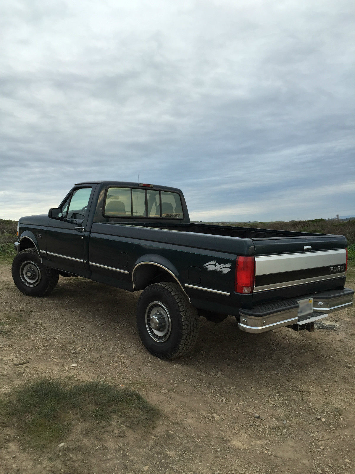 1994 Green Ford F-250 Standard Cab Pickup