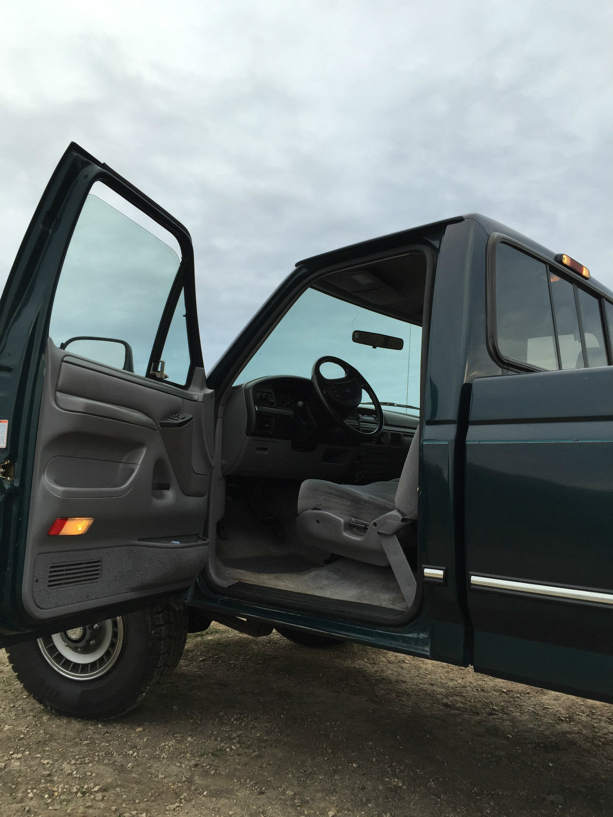 1994 Green Ford F-250 Standard Cab Pickup
