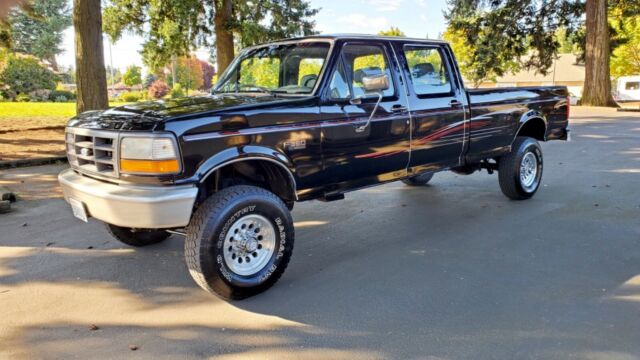1994 Black Ford F-350 Crew Cab Pickup