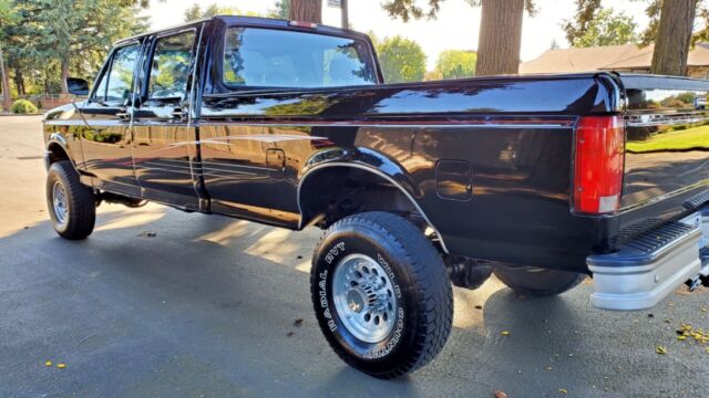1994 Black Ford F-350 Crew Cab Pickup