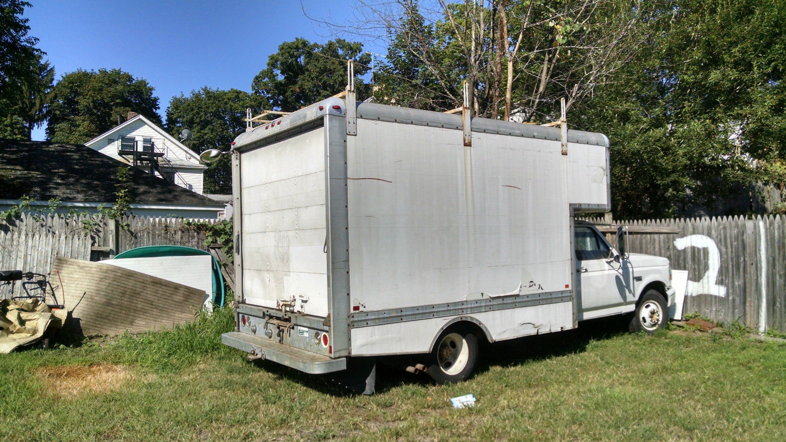 1994 White Ford F-350 Cab &- Chassis