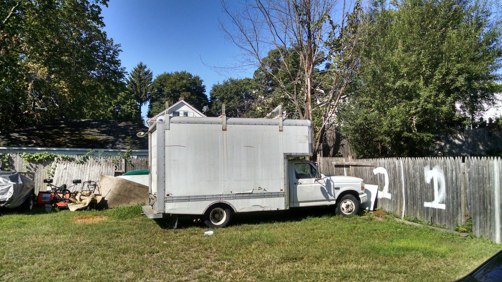 1994 White Ford F-350 Cab &- Chassis