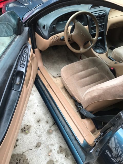 1994 Green Ford Mustang Convertible