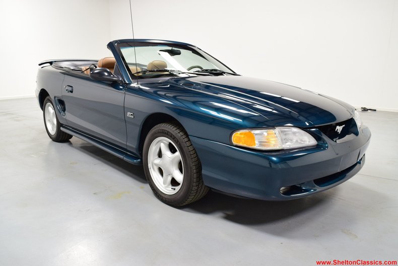 1994 Green Ford Mustang Convertible