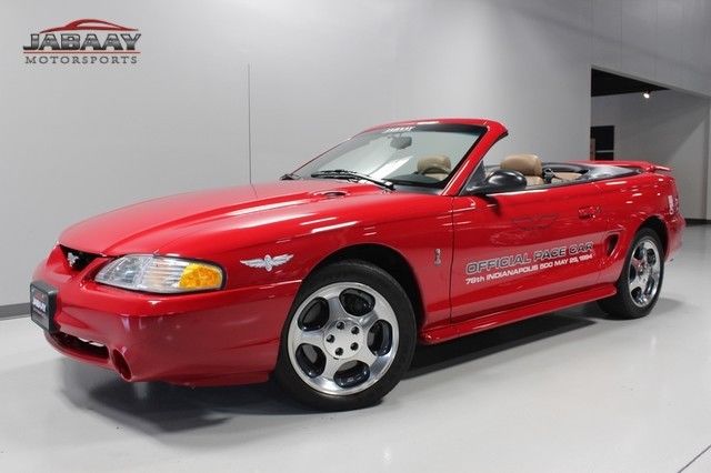 1994 Red Ford Mustang Convertible