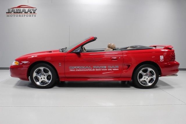 1994 Red Ford Mustang Convertible