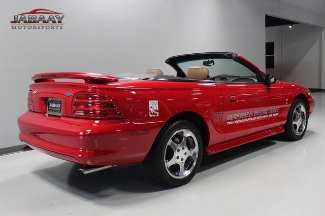 1994 Red Ford Mustang Convertible