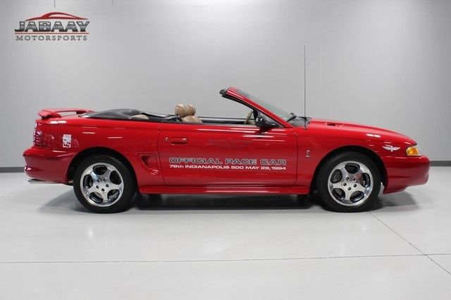 1994 Red Ford Mustang Convertible