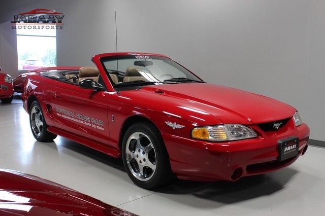 1994 Red Ford Mustang Convertible