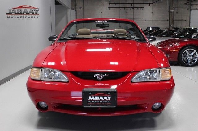 1994 Red Ford Mustang Convertible