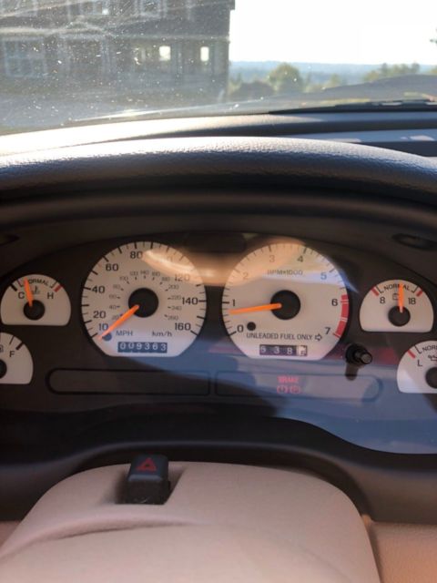 1994 Red Ford Mustang Convertible