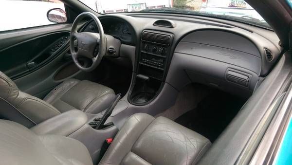 1994 Teal Ford Mustang Convertible