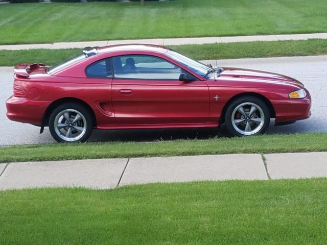 1994 Red Ford Mustang Coupe