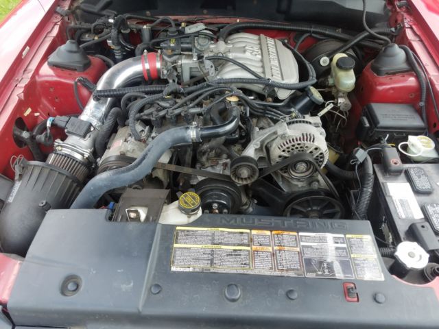 1994 Red Ford Mustang Coupe