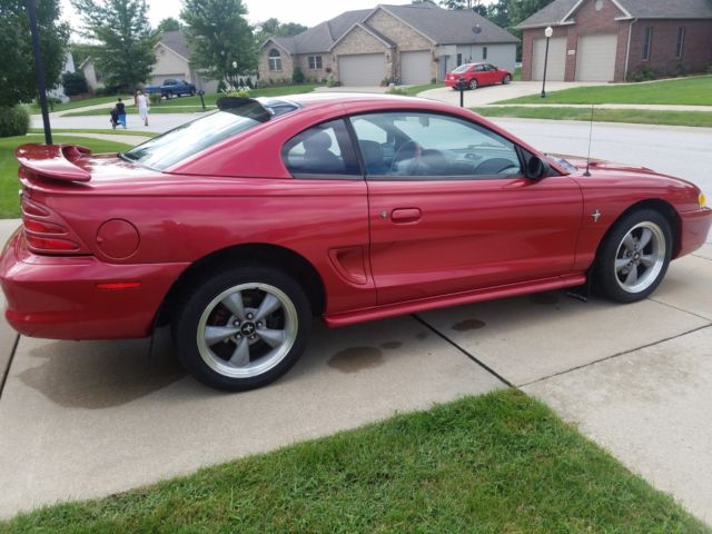1994 Red Ford Mustang Coupe