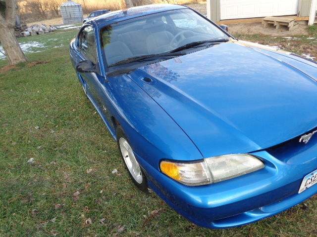 1994 Blue Ford Mustang