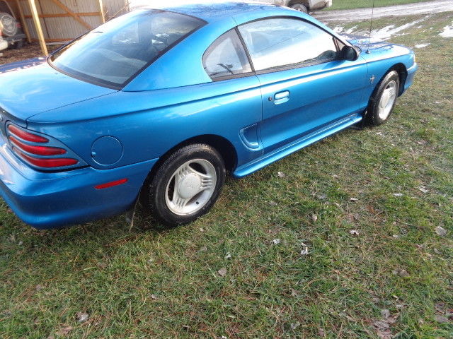 1994 Blue Ford Mustang