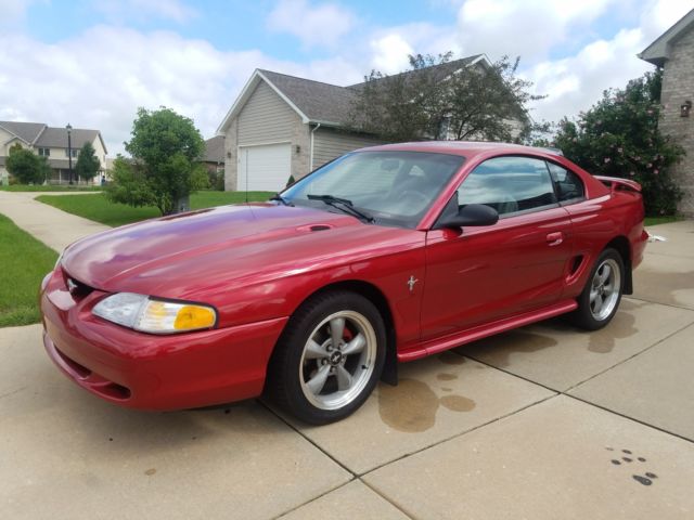 1994 Red Ford Mustang Coupe