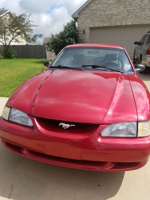 1994 Red Ford Mustang Coupe