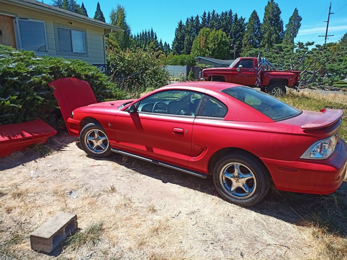 1994 Red Ford Mustang Coupe