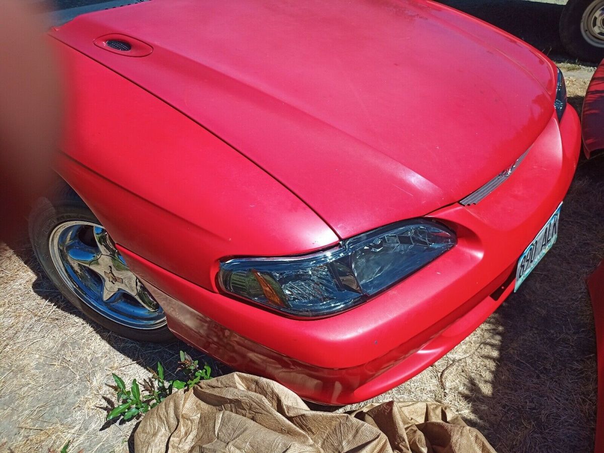 1994 Red Ford Mustang Coupe