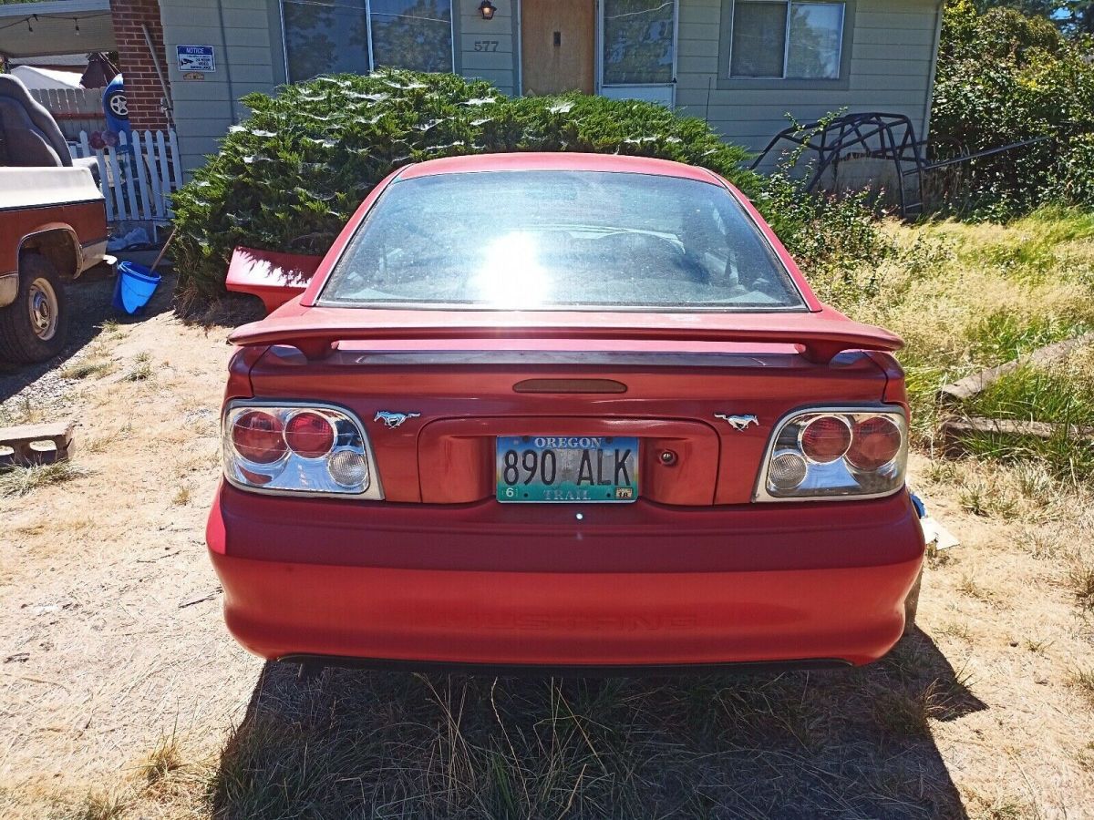 1994 Red Ford Mustang Coupe