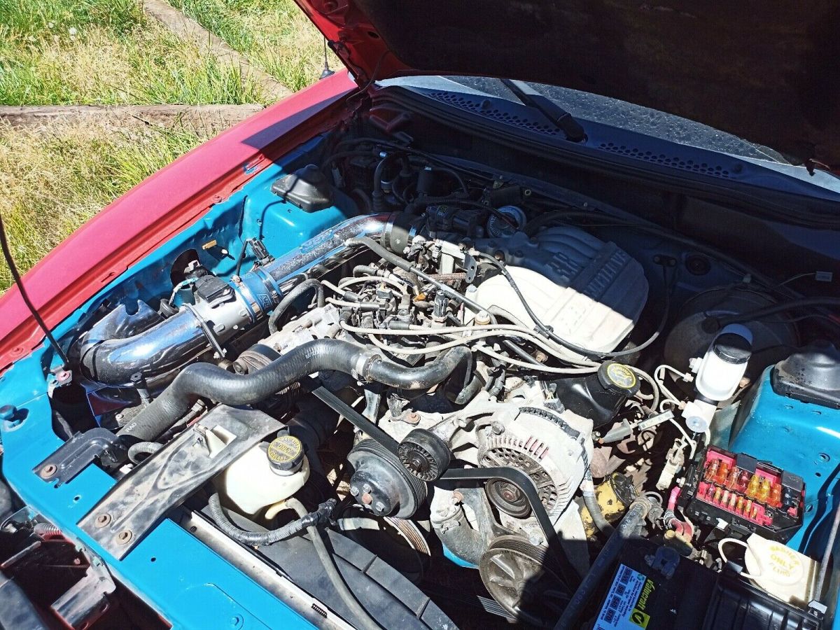 1994 Red Ford Mustang Coupe