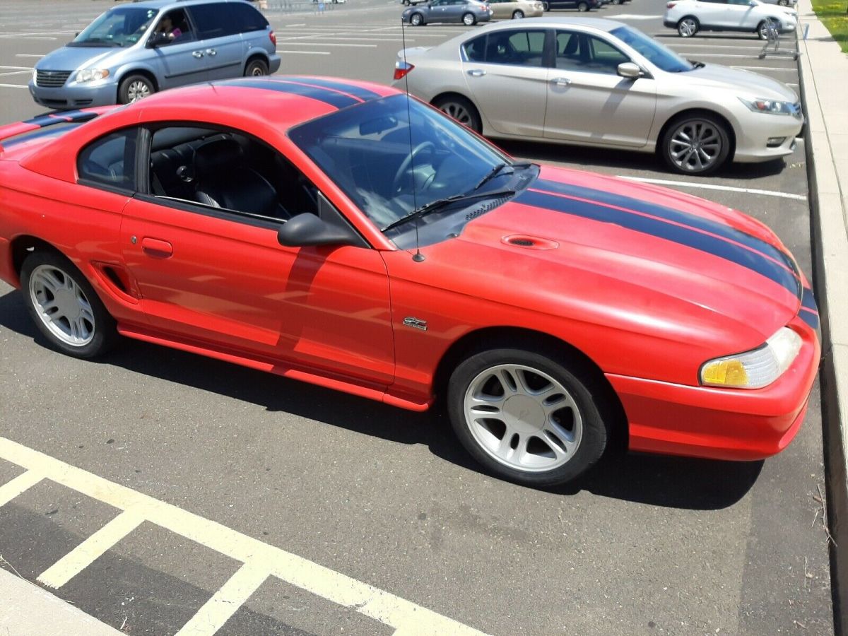 1994 Red Ford Mustang Coupe