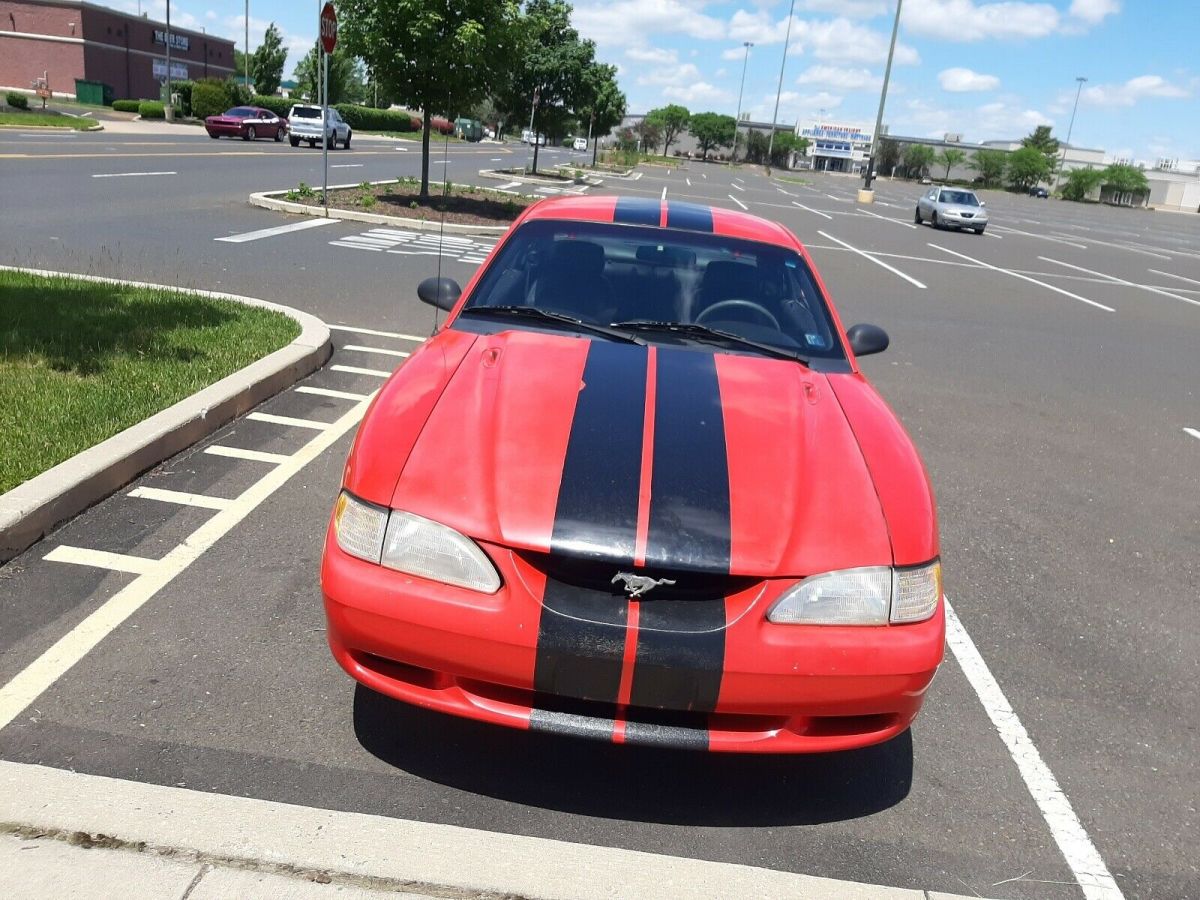 1994 Red Ford Mustang Coupe