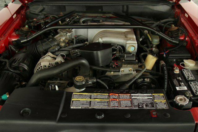 1994 Red Ford Mustang --