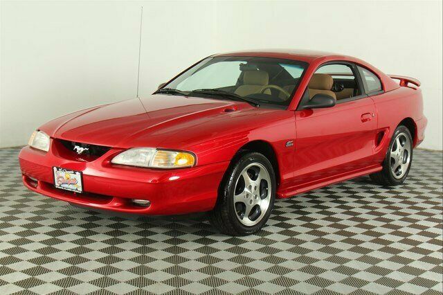 1994 Red Ford Mustang --